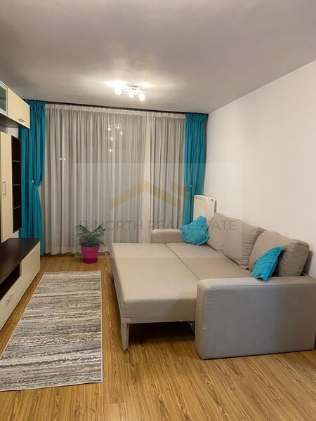 Chiajna, garsoniera 48 mp, confort 1 sporit, mobilata modern, parcare inclusa